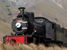 Steam Train makes its way over Patagonia plateau in Argentina