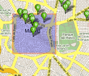 map of madrid hotels